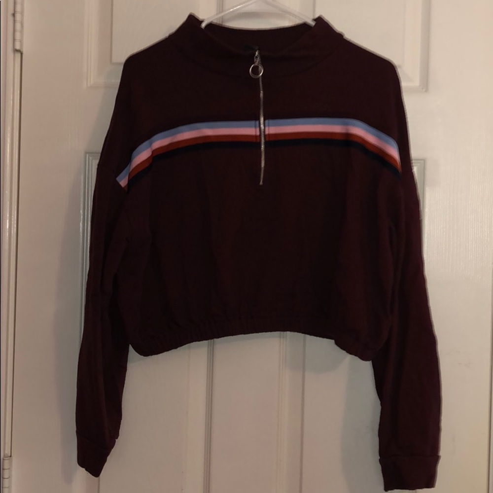 Cropped Quarter Zip